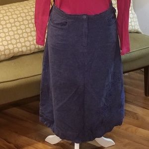 Sag Harbor lightweight "denim" skirt